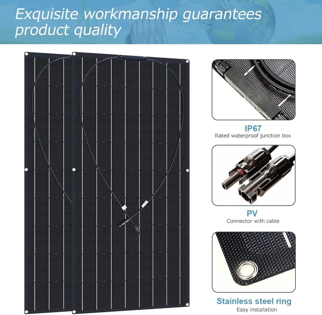 200 Watt Ultra-Thin Flexible Solar Panel G704