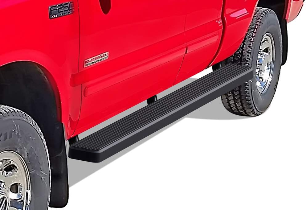 Black 5 inches Running Boards Nerf Bars Side Steps Compatible with Ford F250 F350 Super Duty 1999-2016 Super Cab E9991