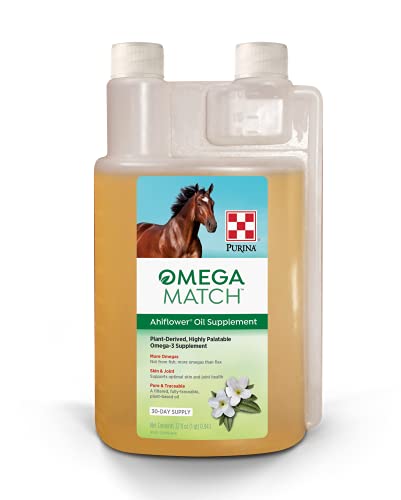 Ahiflower Oil Horse Supplement 32 Ounce Bottle F4048