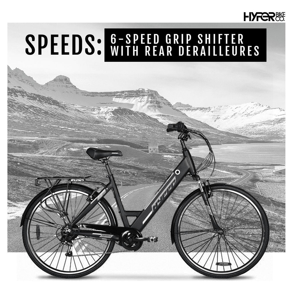 36V 250W Blue Electric Commuter Bike U656