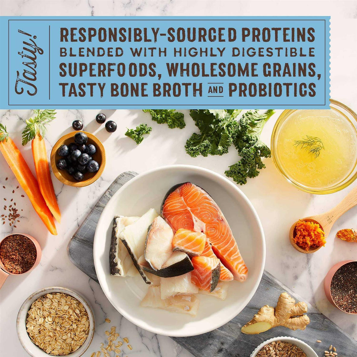 Whitefish & Salmon Recipe with Superfoods I49917