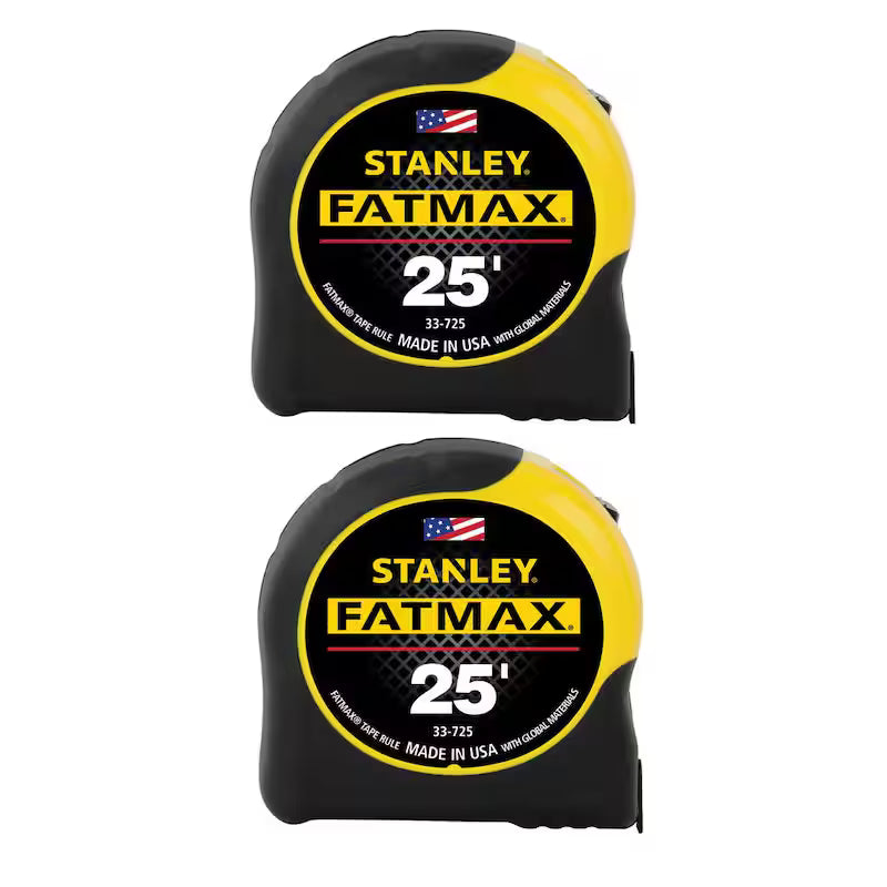 25 ft. x 1-1/4 in. Tape Measure 2 Pack X18764