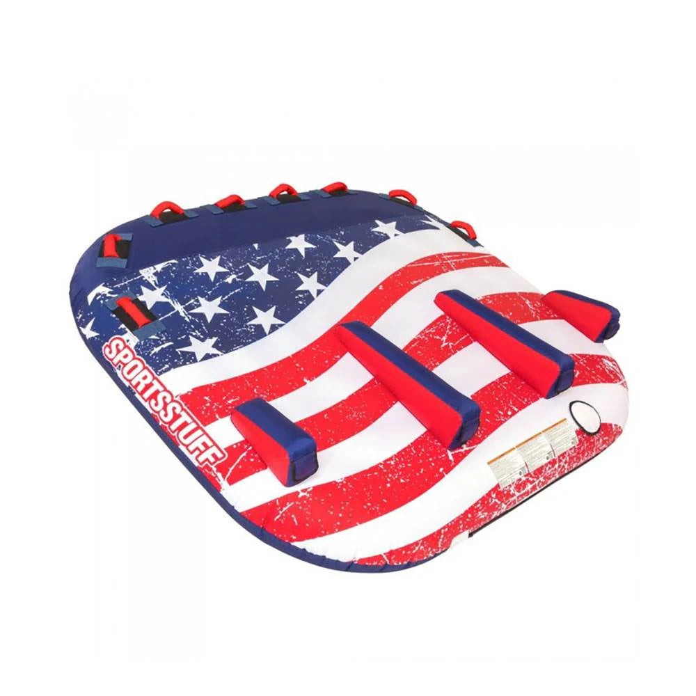 Stars & Stripes 3 Rider Towable Tube H60456