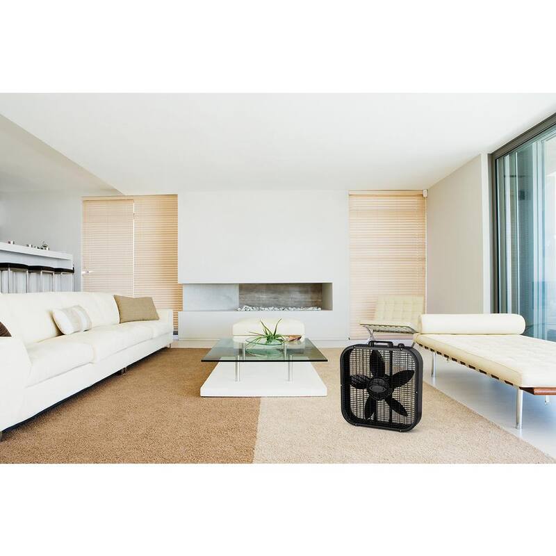 Black 3 Speed Box Fan I978886