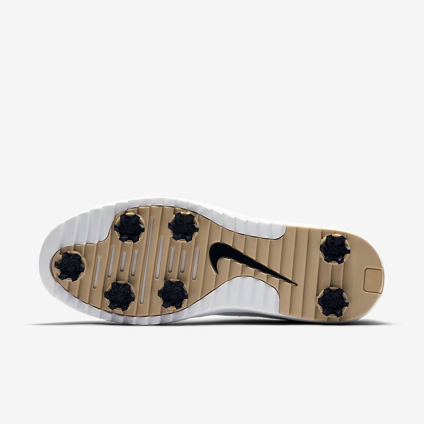 White Black Tan Gum Golf Shoes Z503