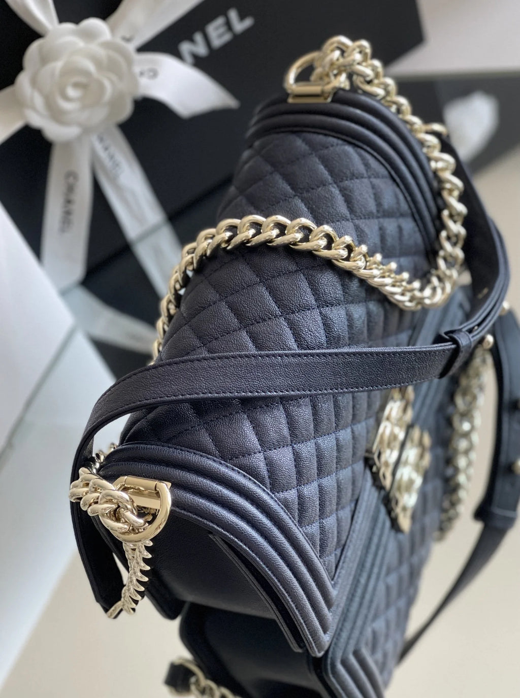 Medium Dark Blue Handbag J271