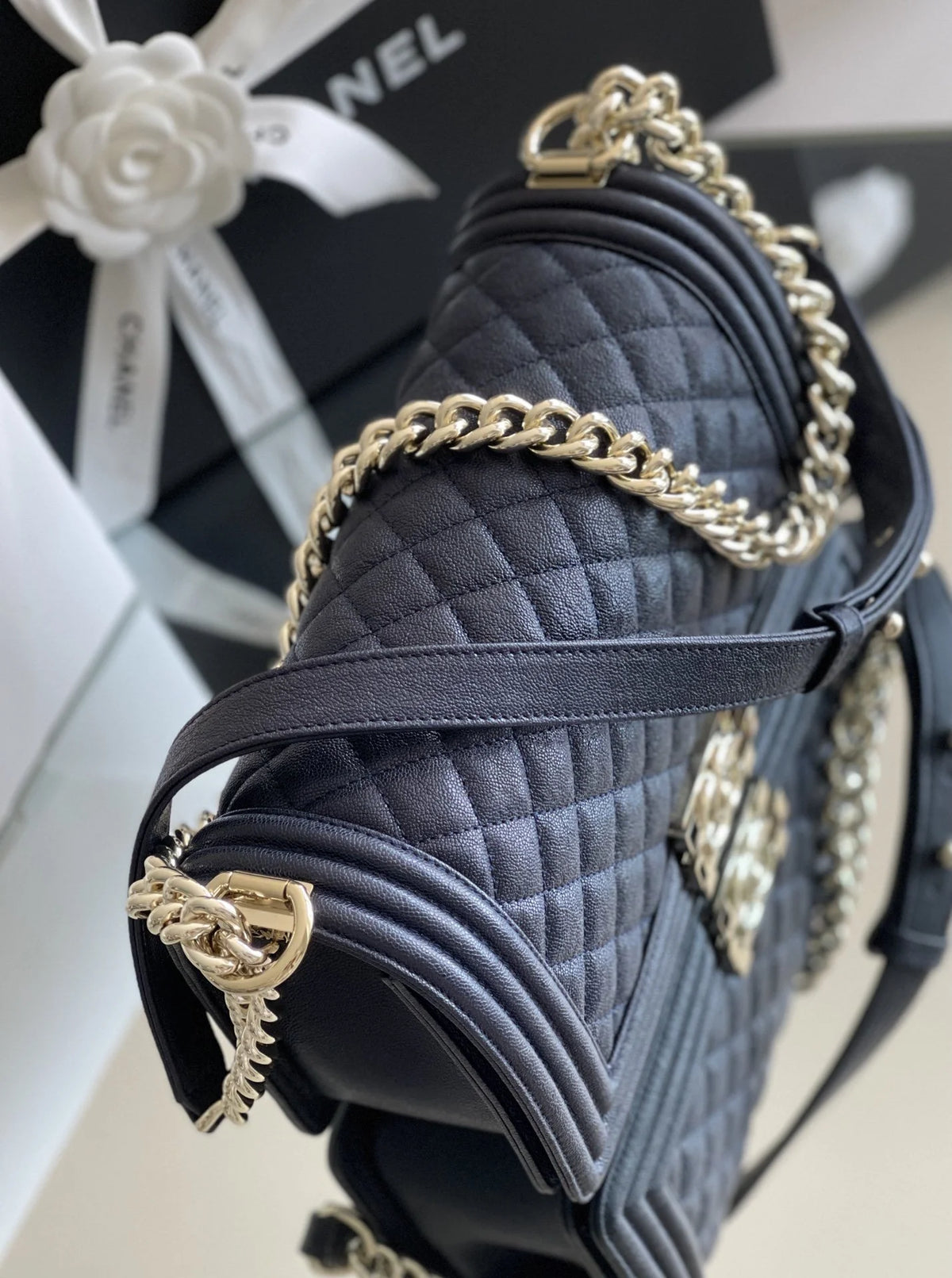 Medium Dark Blue Handbag J271