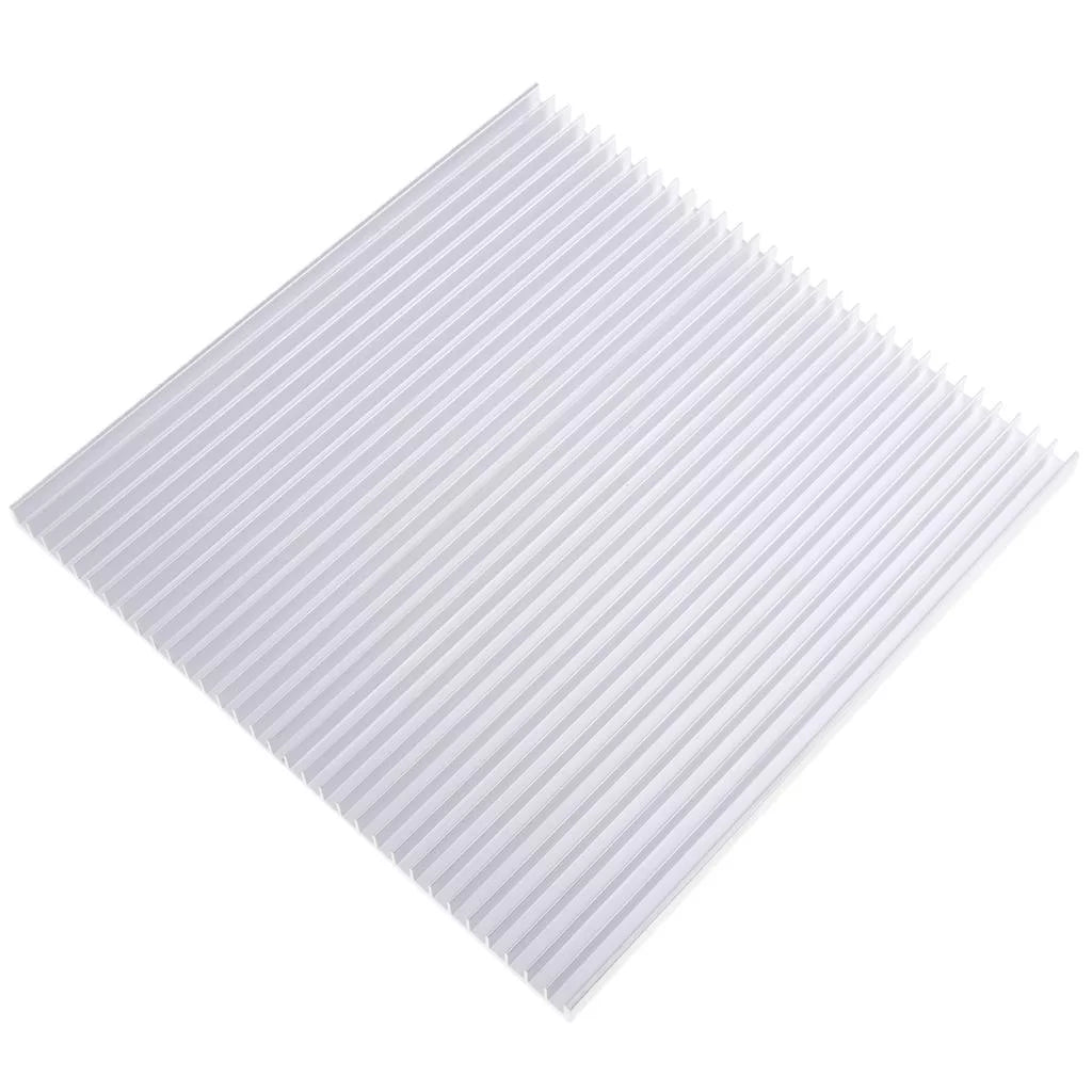 Aluminum Heat Sink Cooling Fin 195x10x200mm J67000