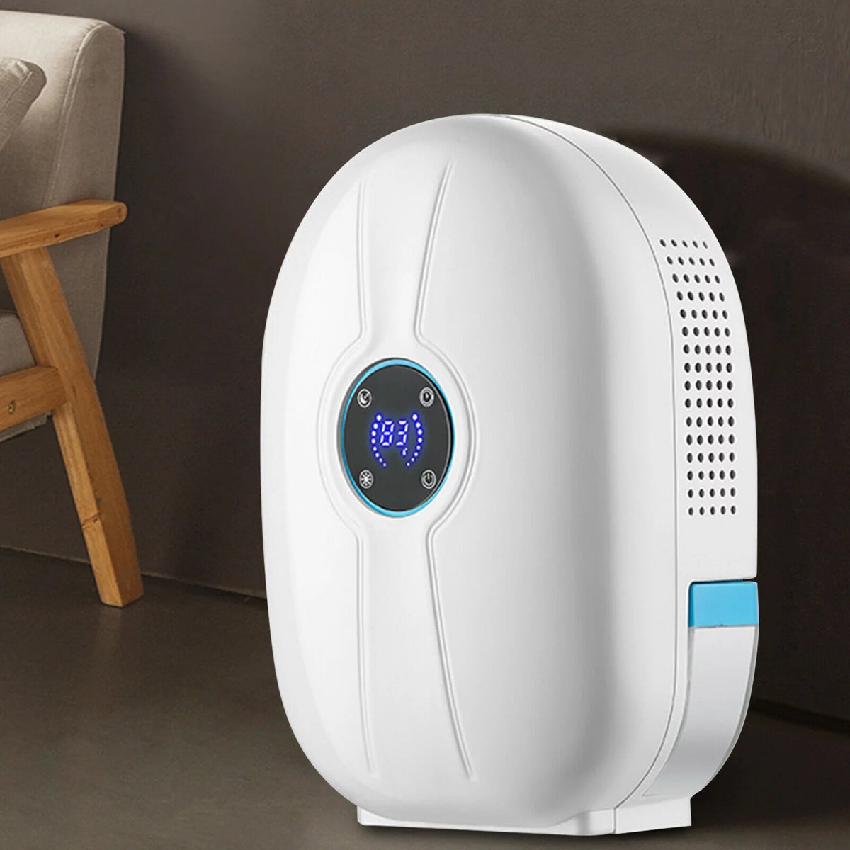 Mini Remote Control Dehumidifier 500ml Water Tank White T10325