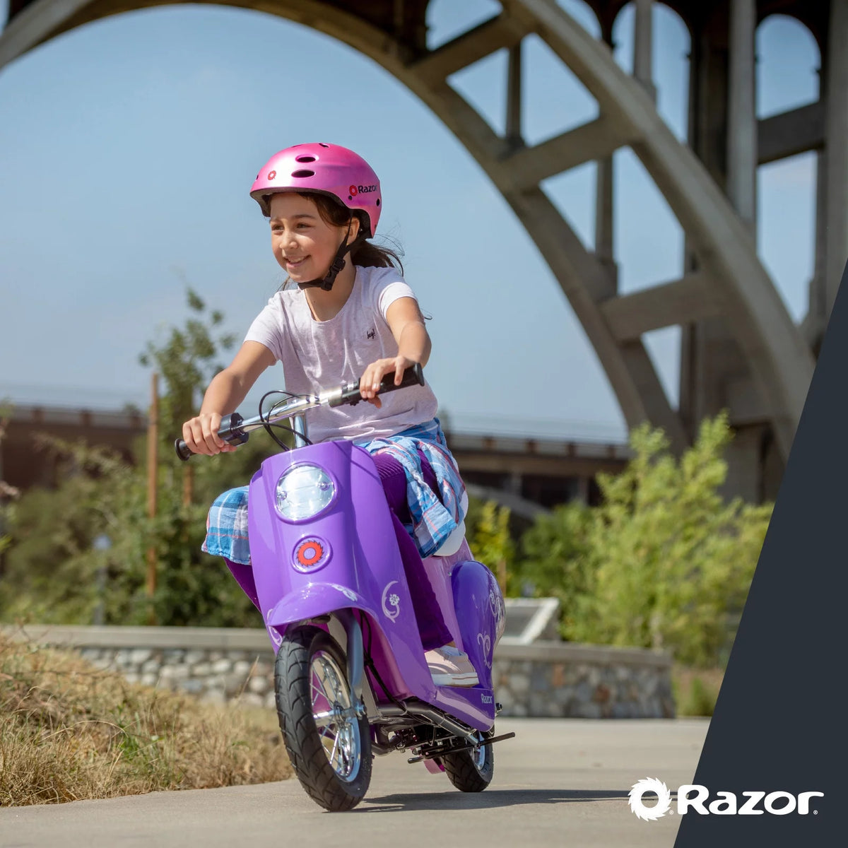 Purple Electric Scooter I214
