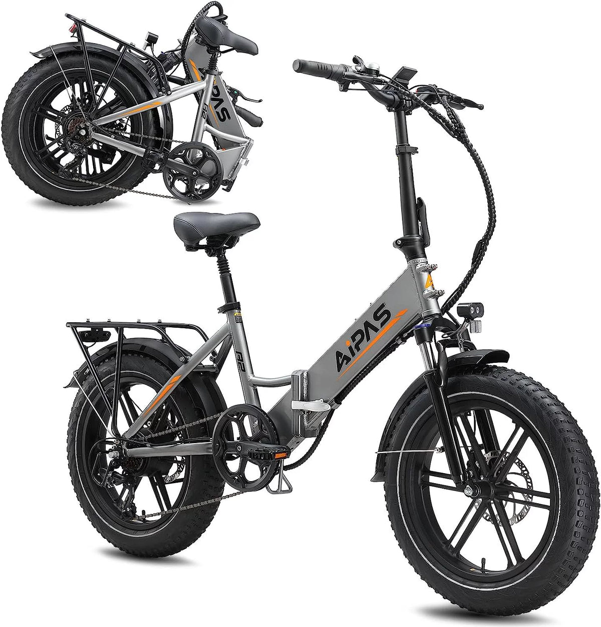 Folding Electric Bike 750W 48V 20inch Black L460
