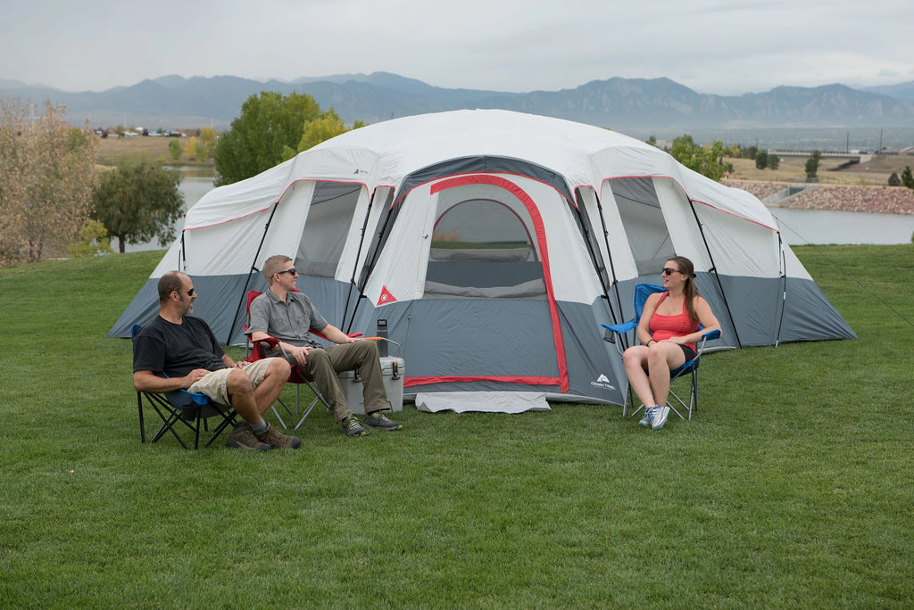 20-Person 4-Room Cabin Tent with 3 Separate Entrances R77853