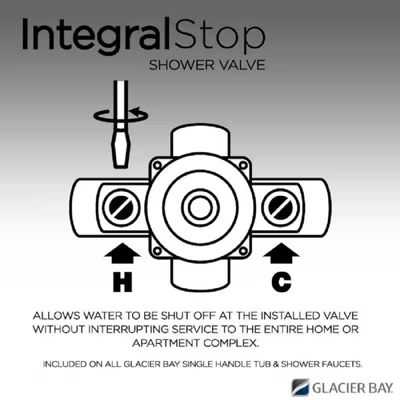 Single Handle 1-Spray Tub and Shower Faucet in Chrome N94854