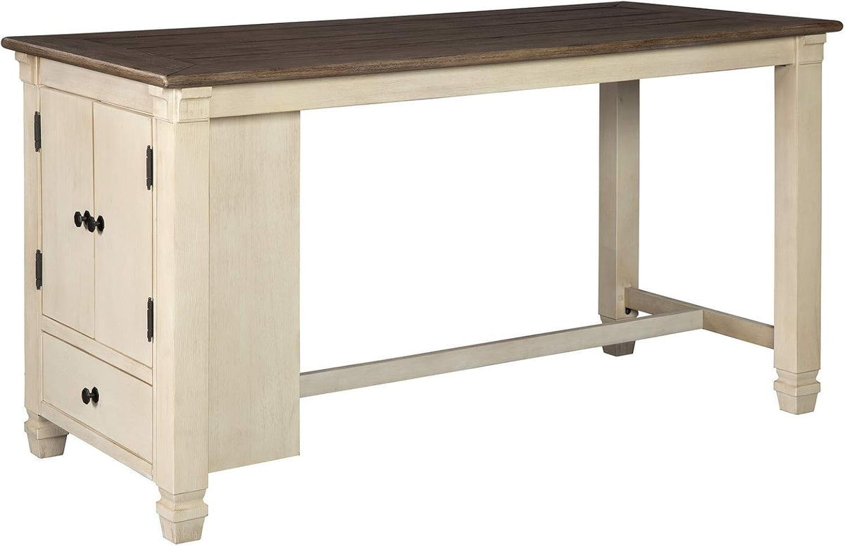 Counter Height Dining Table with Storage X1676