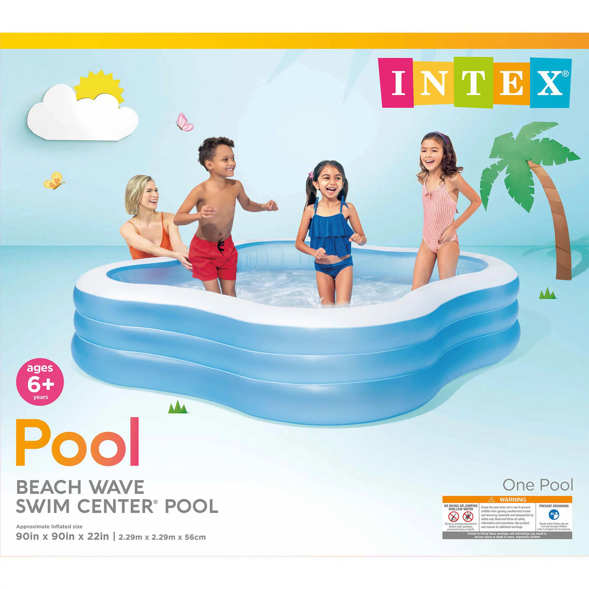 Inflatable Family Pool D607235