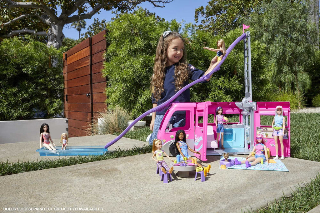 Barbie DreamCamper Vehicle Playset with 60 Accessories Y863