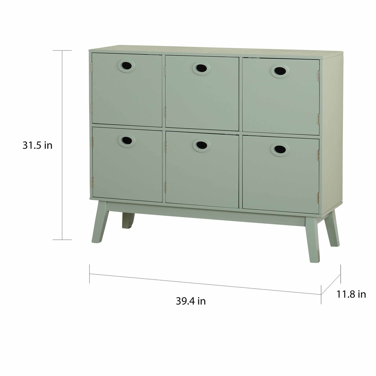 Mint Green Storage Cabinet V1299