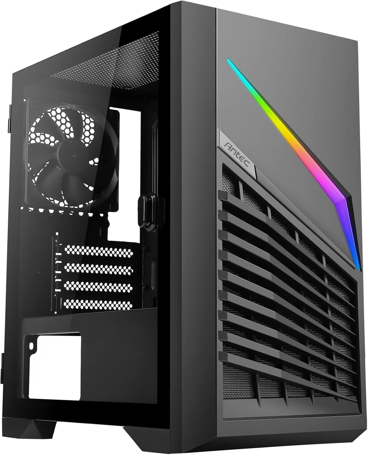 ATX Mid-Tower Case with Tempered Glass Side Panel A5013