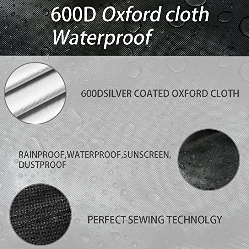 Black Heavy Duty Waterproof Dog Kennel Cover T45706
