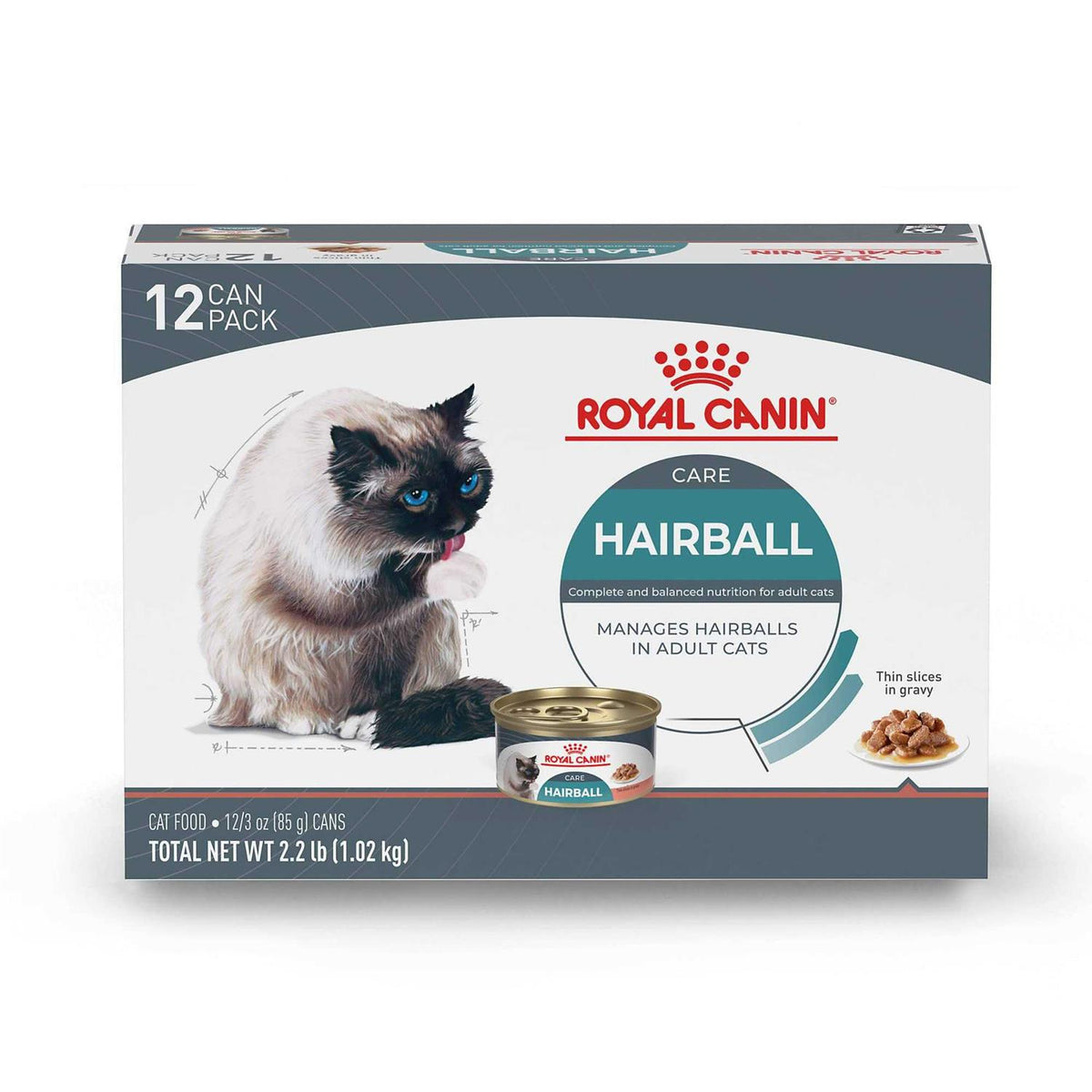 Hairball Care Thin Slices in Gravy Cat Food C70318