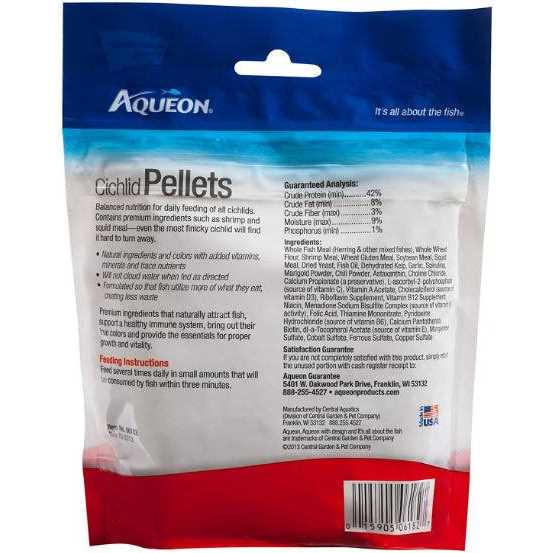 Cichlid Food Pellets T985