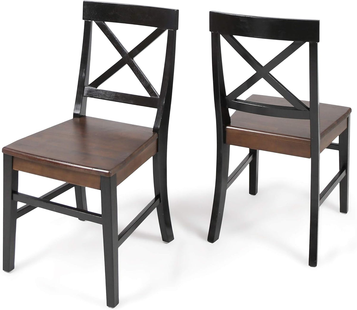 Light Grey Acacia Wood Dining Chairs W522171