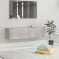 Concrete Gray Chipboard TV Cabinet L761864