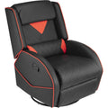 Black Red Leather Gaming Recliner A2157