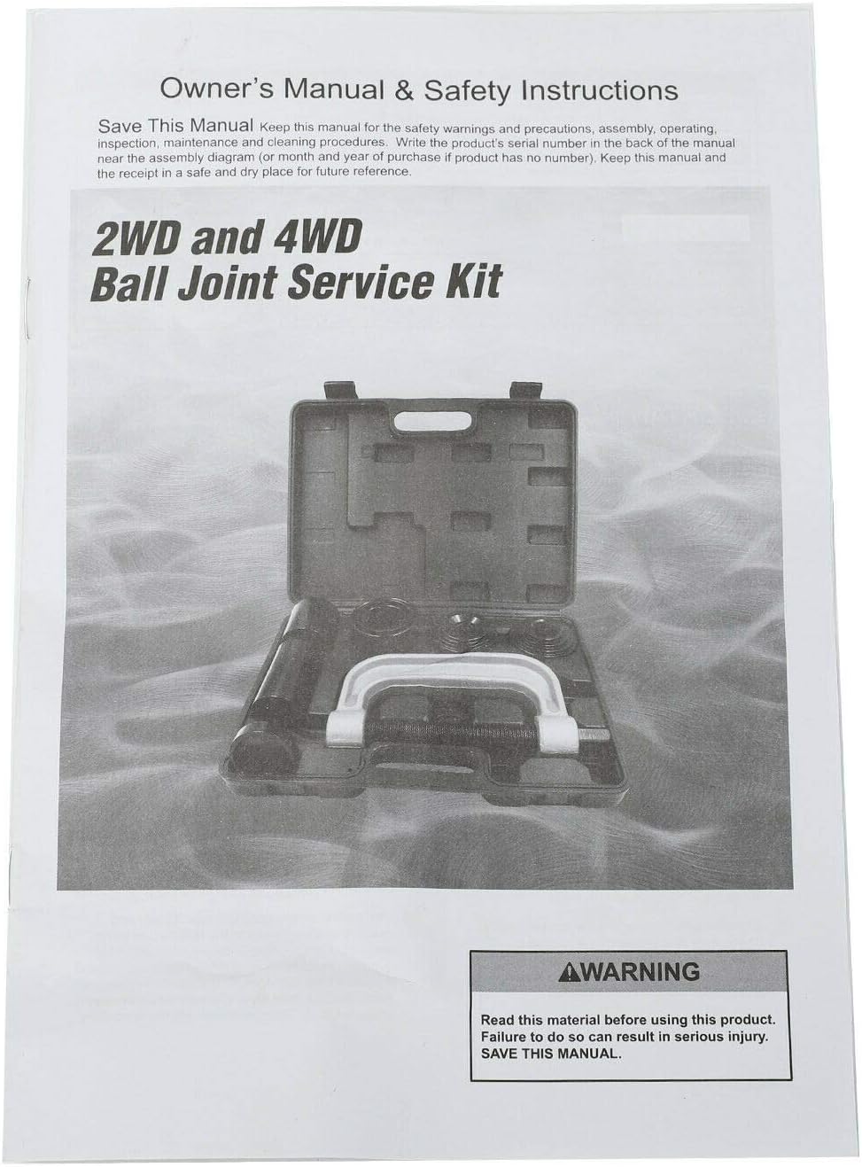 Heavy Duty Ball Joint Press & U Joint Removal Tools 4 in 1 D981289
