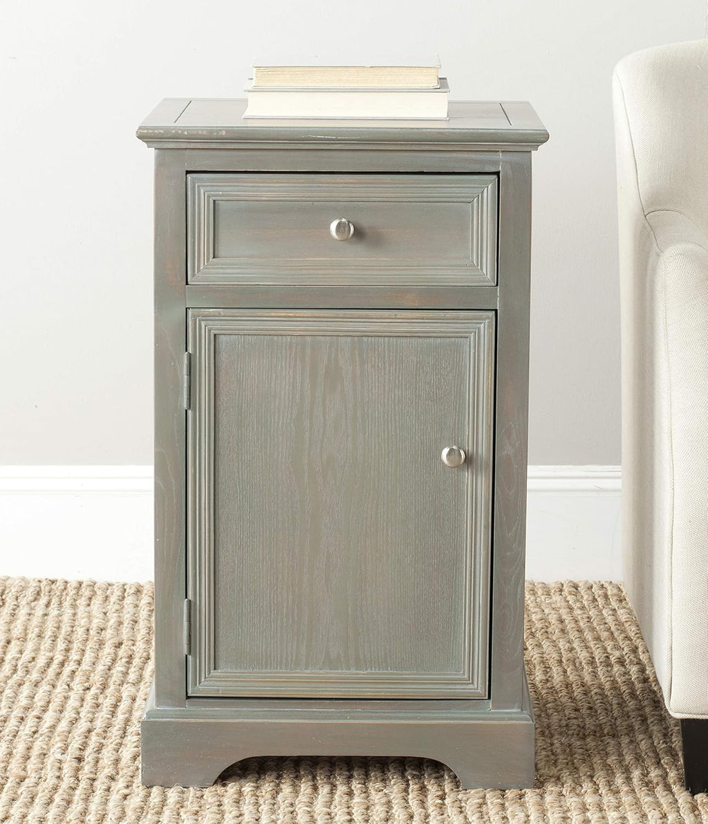 French Grey End Table N6687