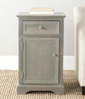 French Grey End Table N6687