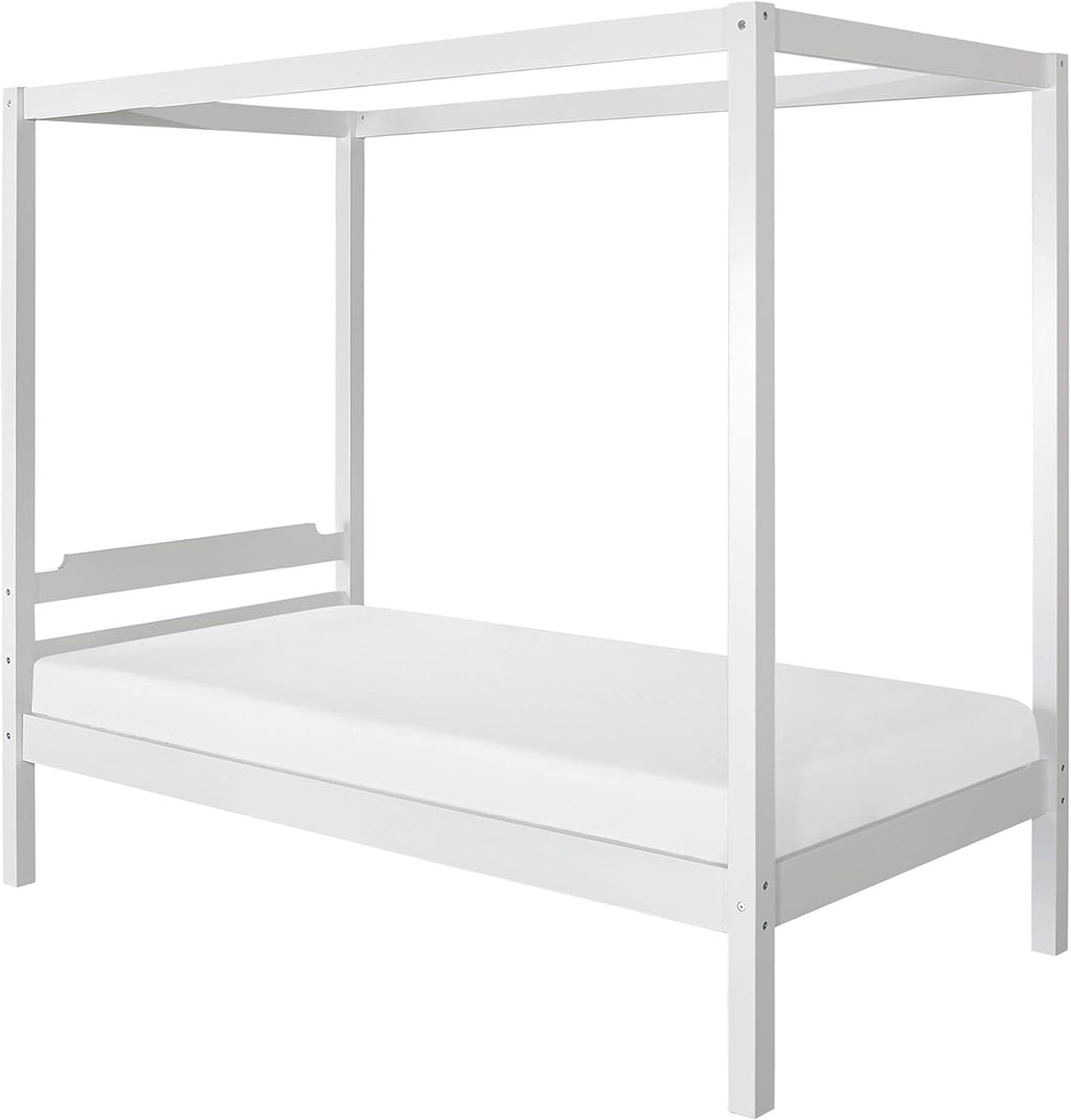 Wood Twin Size Canopy Bed D936168