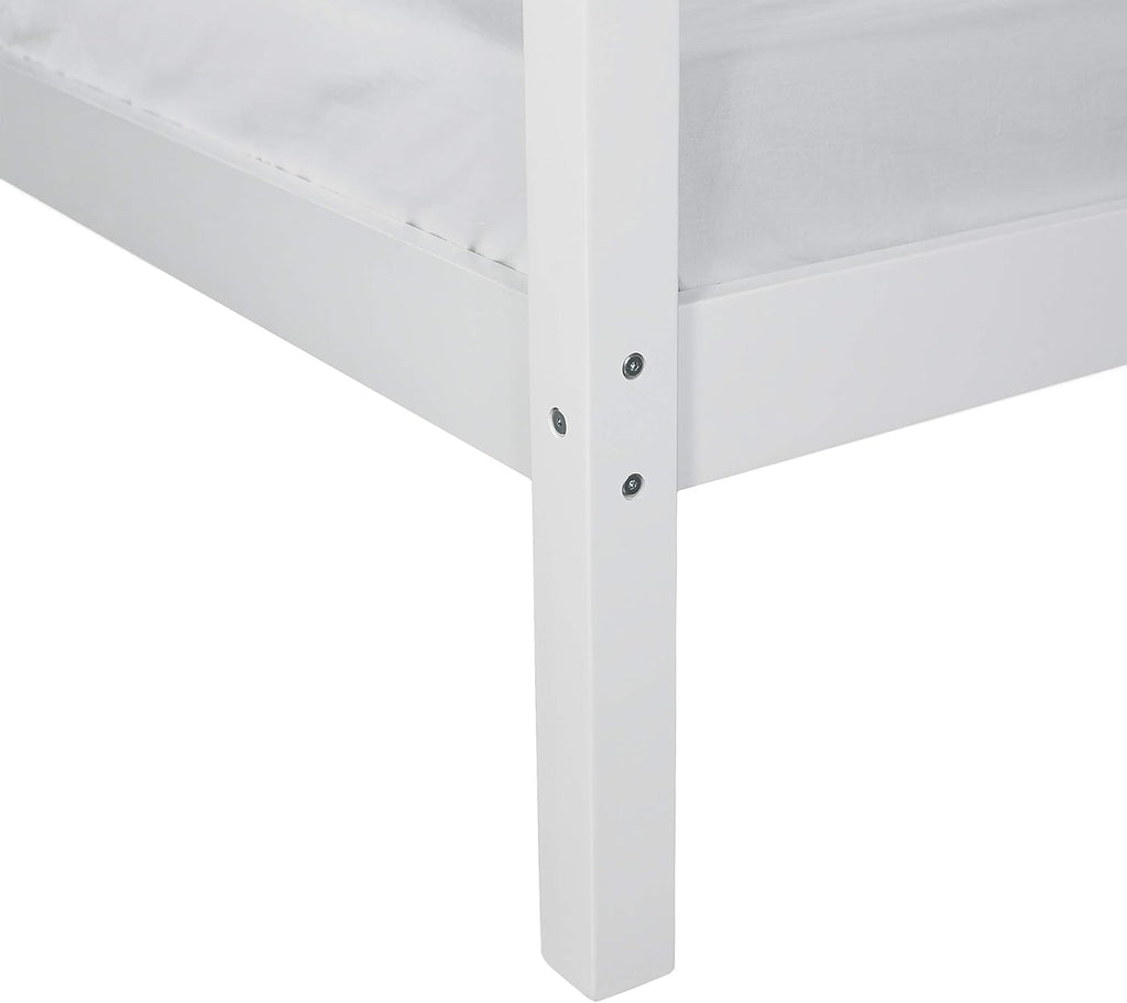 Wood Twin Size Canopy Bed D936168