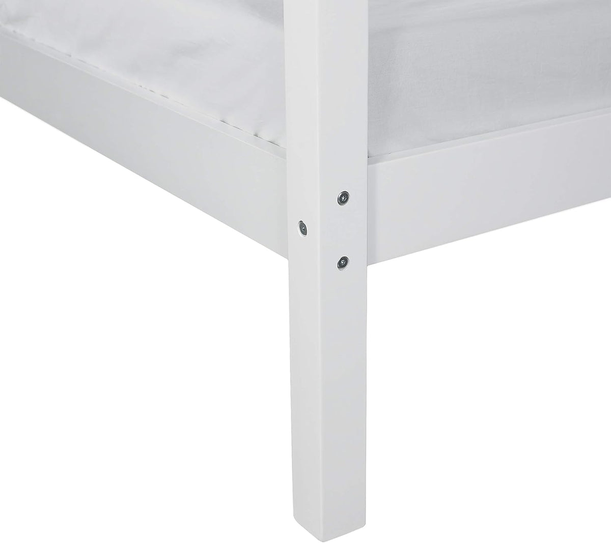 Wood Twin Size Canopy Bed D936168
