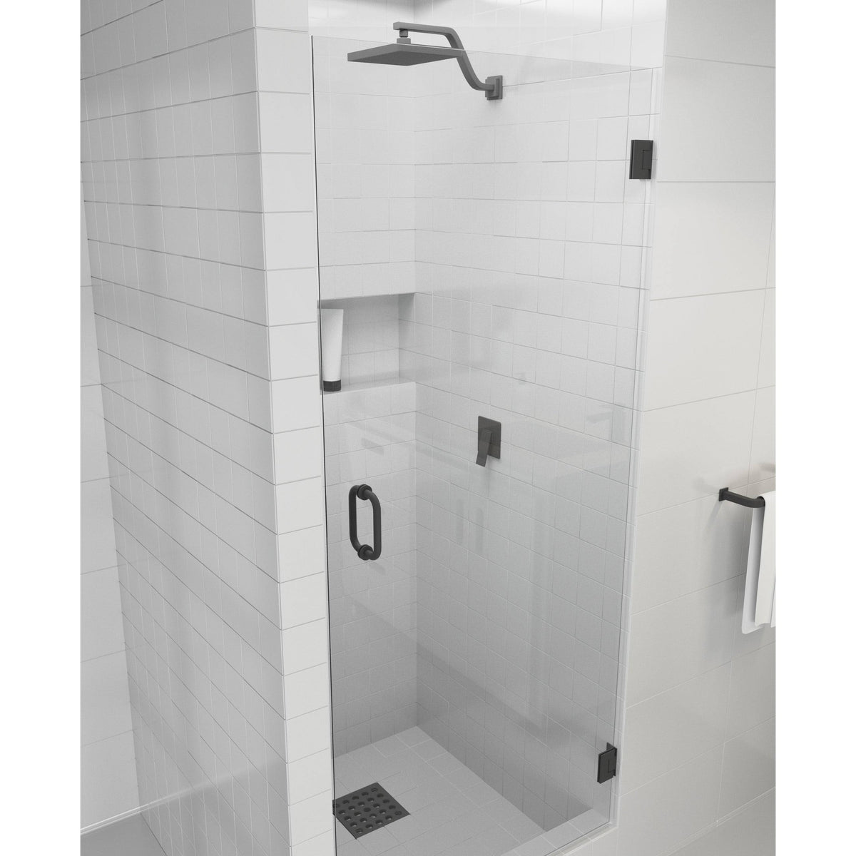 25.25x78 Hinged Frameless Oil Rubbed Bronze L8240