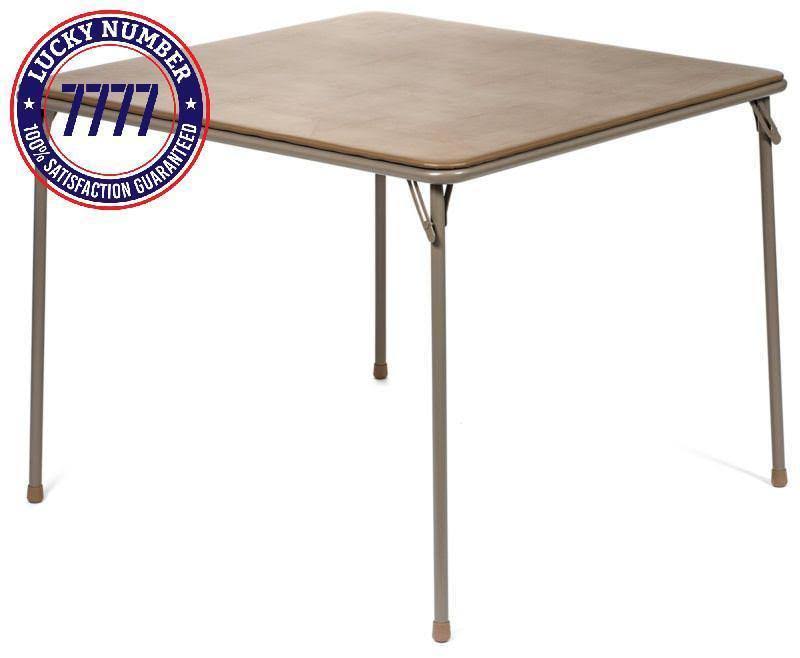 Beige 38x22 Square Folding Card and Game Table G20268