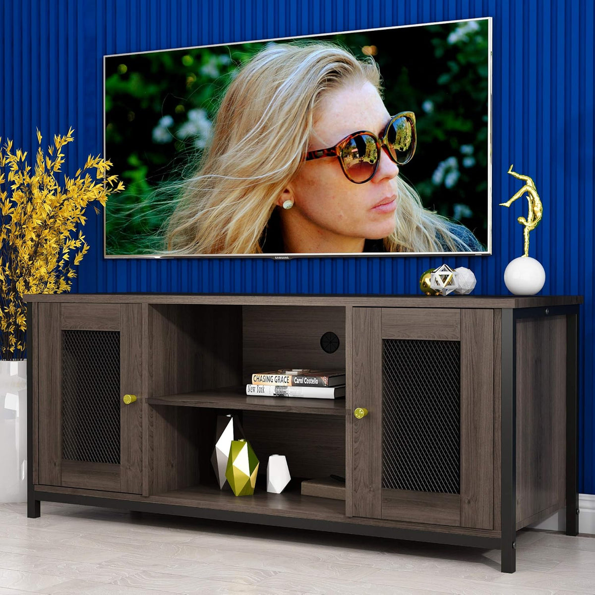 46 inch Entertainment Center Stand with Storage A535525