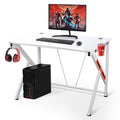 42” Ergonomic Gaming Desk with Headphone Hooks and Cable Management K253