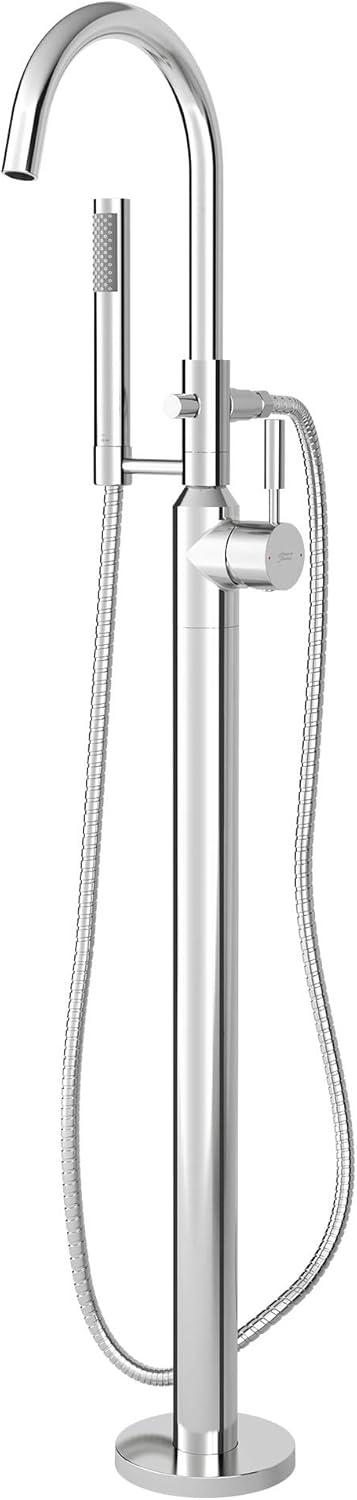 One-Handle Freestanding Tub Faucet with Handheld Shower, Polished Chrome E46651