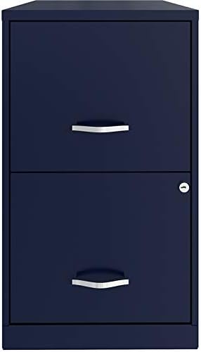 18in 2 Drawer Metal File Cabinet Teal D8941