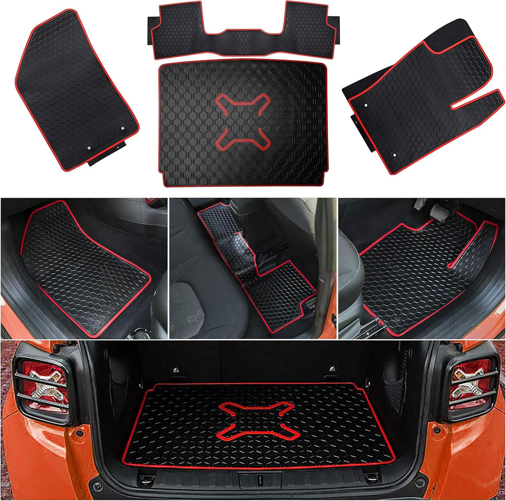 All Weather Rubber Floor Mats & Cargo Liners Set J645108