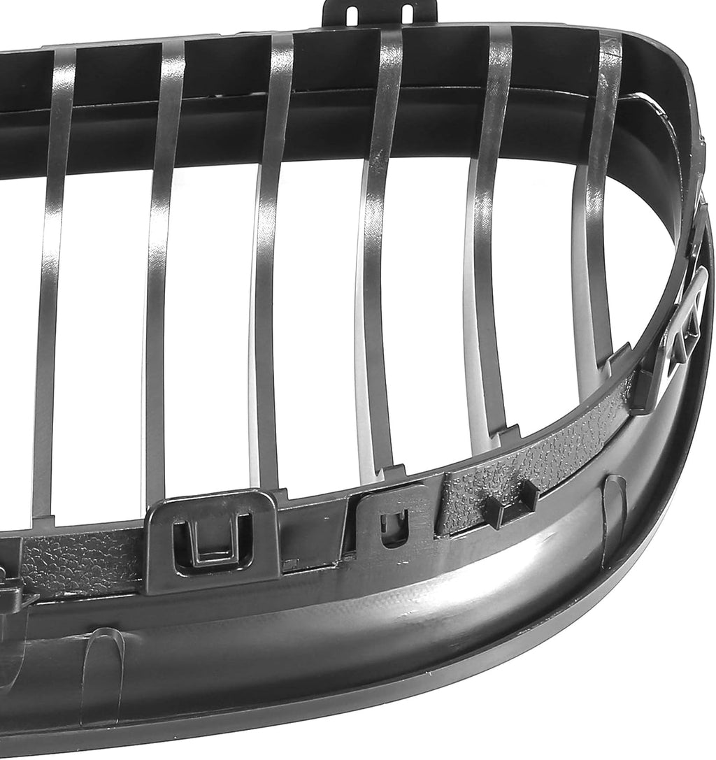 Black ABS Plastic Front Hood Kidney Grille A288971