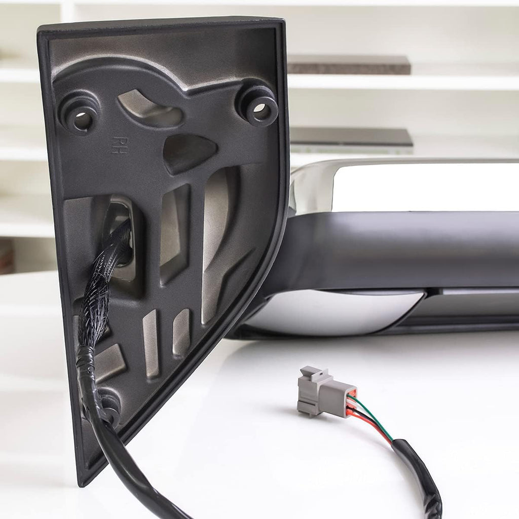 Chrome Power Heated Door Mirror O17192