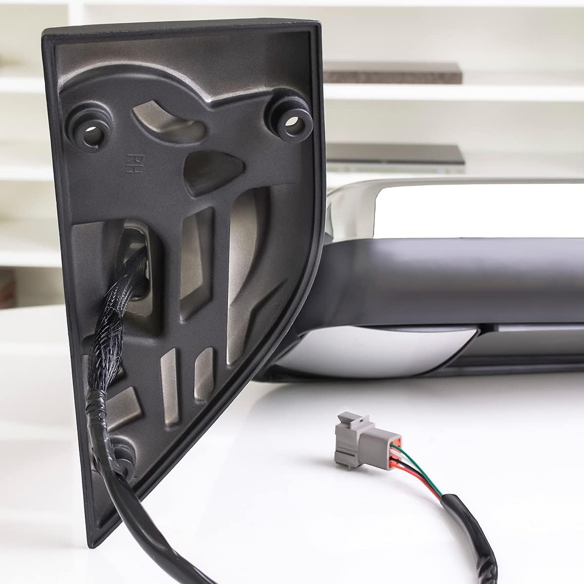 Chrome Power Heated Door Mirror O17192