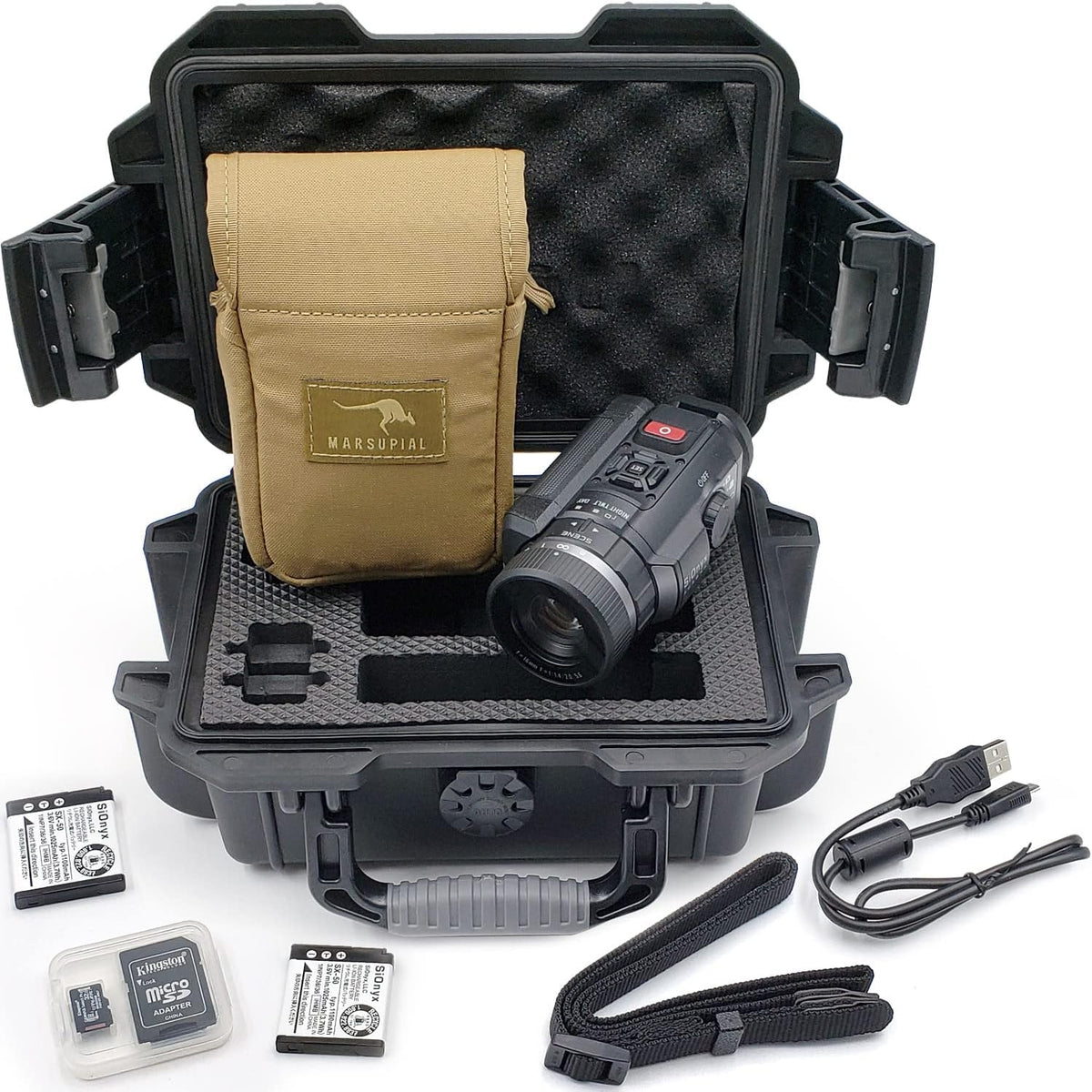Aurora Black Camera, IR Illuminator, and Pouch Y4607