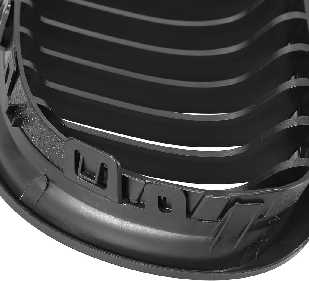 Black ABS Plastic Front Hood Kidney Grille A288971