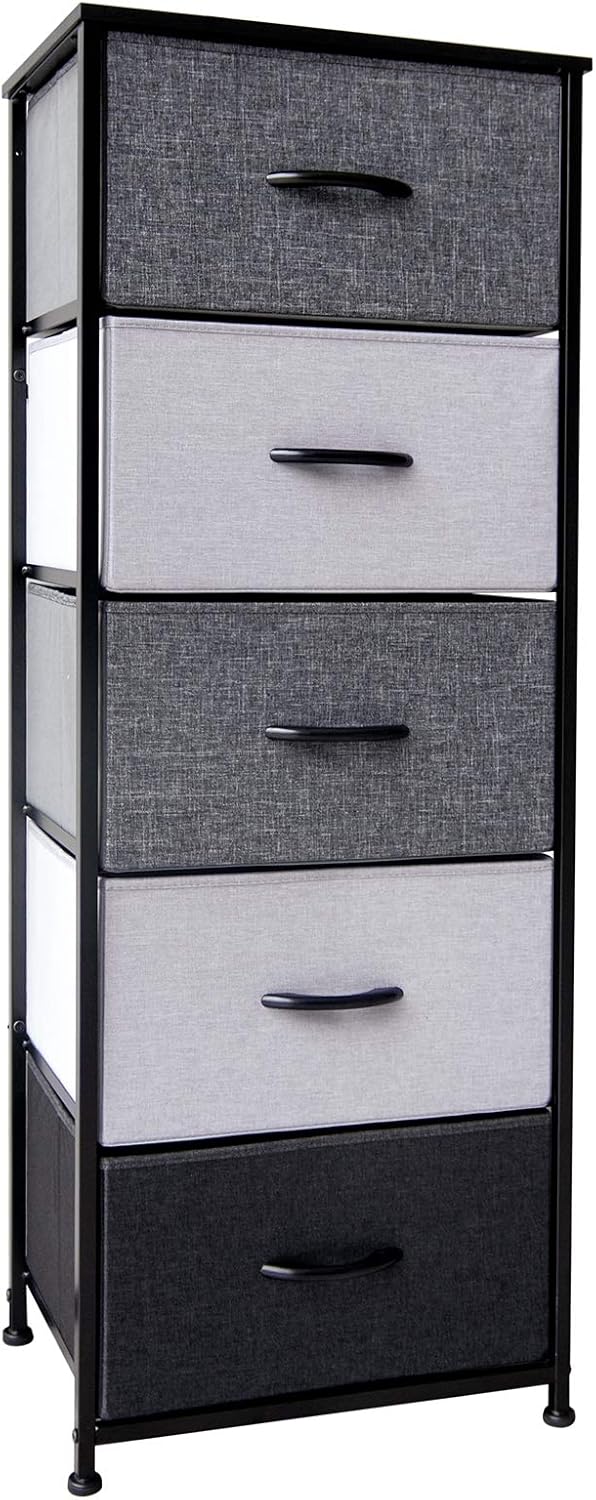 Tall 5 Drawer Dresser Storage Tower J31069