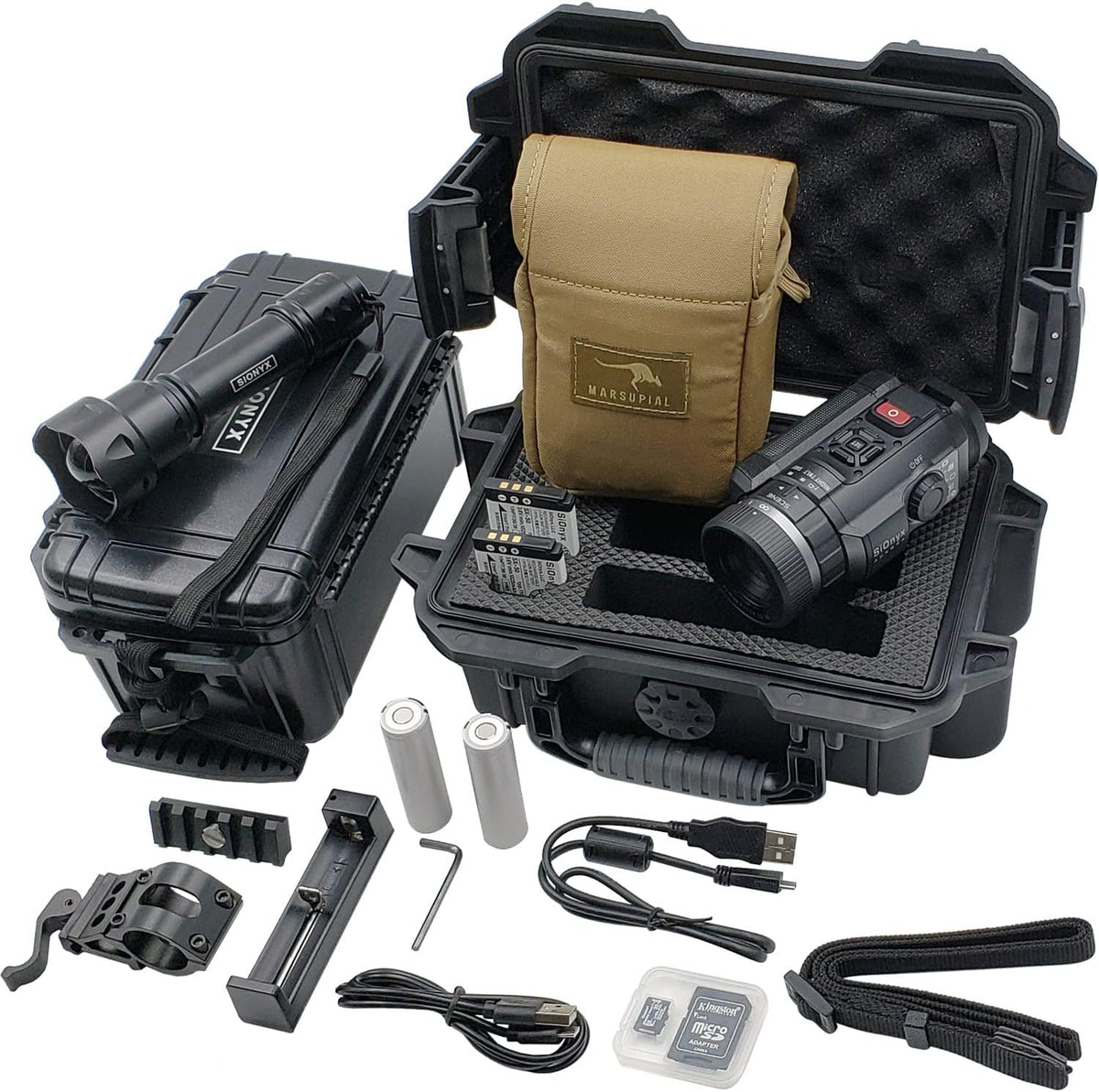 Aurora Black Camera, IR Illuminator, and Pouch Y4607