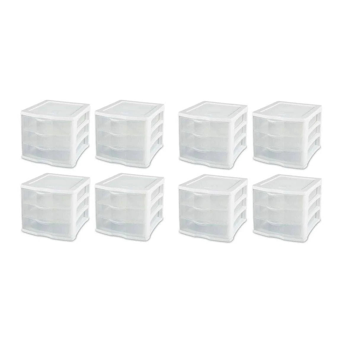 3 Drawer Storage Organizer Cabinet 8 Pack X44107
