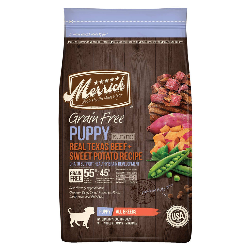 Grain Free Real Texas Beef & Sweet Potato Dry Dog Food, 12 lbs S127109